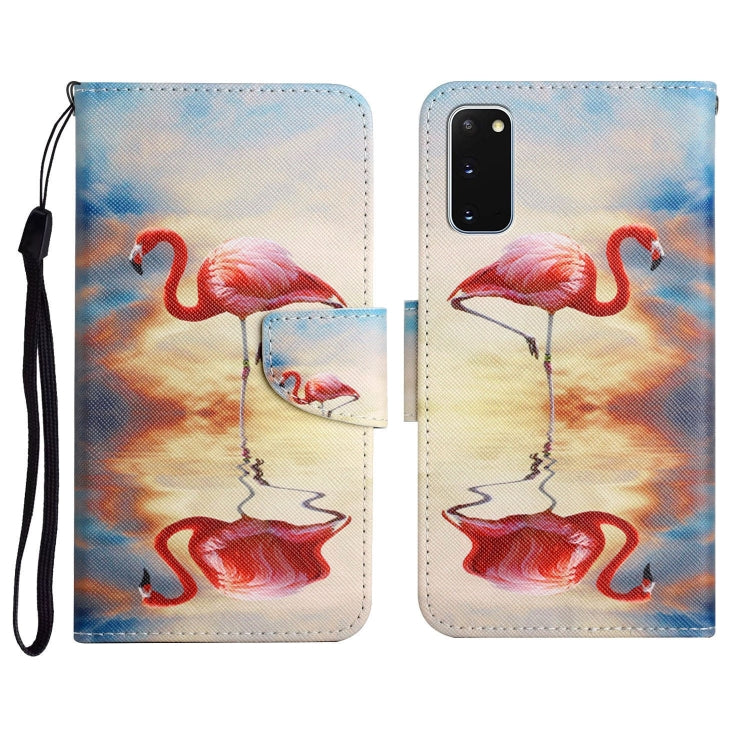 Painted Pattern Horizontal Flip Leather Case with Holder & Card Slot & Wallet, For Samsung Galaxy S10e, For Samsung Galaxy S20