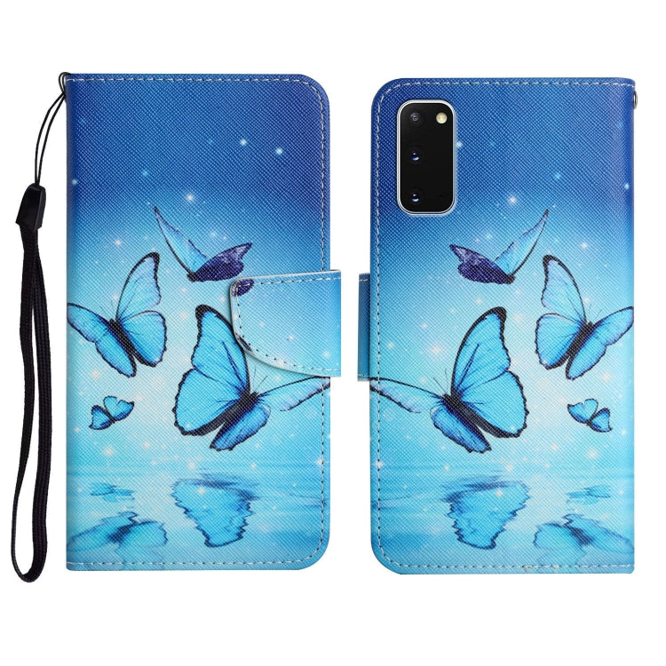 Painted Pattern Horizontal Flip Leather Case with Holder & Card Slot & Wallet, For Samsung Galaxy S10e, For Samsung Galaxy S20