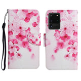 Painted Pattern Horizontal Flip Leather Case with Holder & Card Slot & Wallet, For Samsung Galaxy S20 Ultra, For Samsung Galaxy S21 5G