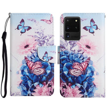 Load image into Gallery viewer, Painted Pattern Horizontal Flip Leather Case with Holder &amp; Card Slot &amp; Wallet, For Samsung Galaxy S20 Ultra, For Samsung Galaxy S21 5G