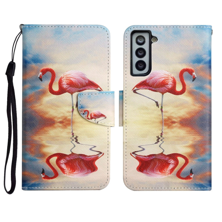 Painted Pattern Horizontal Flip Leather Case with Holder & Card Slot & Wallet, For Samsung Galaxy S20 Ultra, For Samsung Galaxy S21 5G