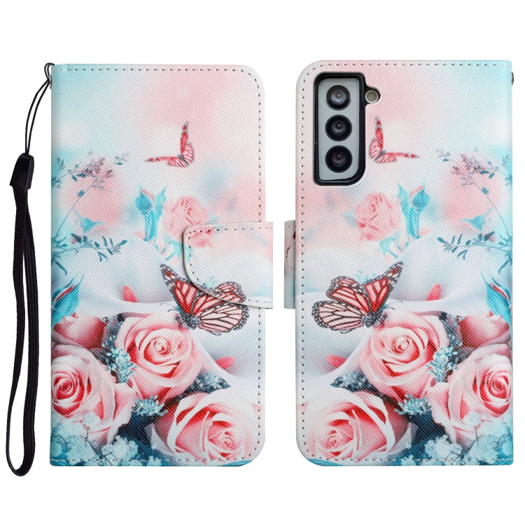 Painted Pattern Horizontal Flip Leather Case with Holder & Card Slot & Wallet, For Samsung Galaxy S21 FE 5G, For Samsung Galaxy S21+ 5G