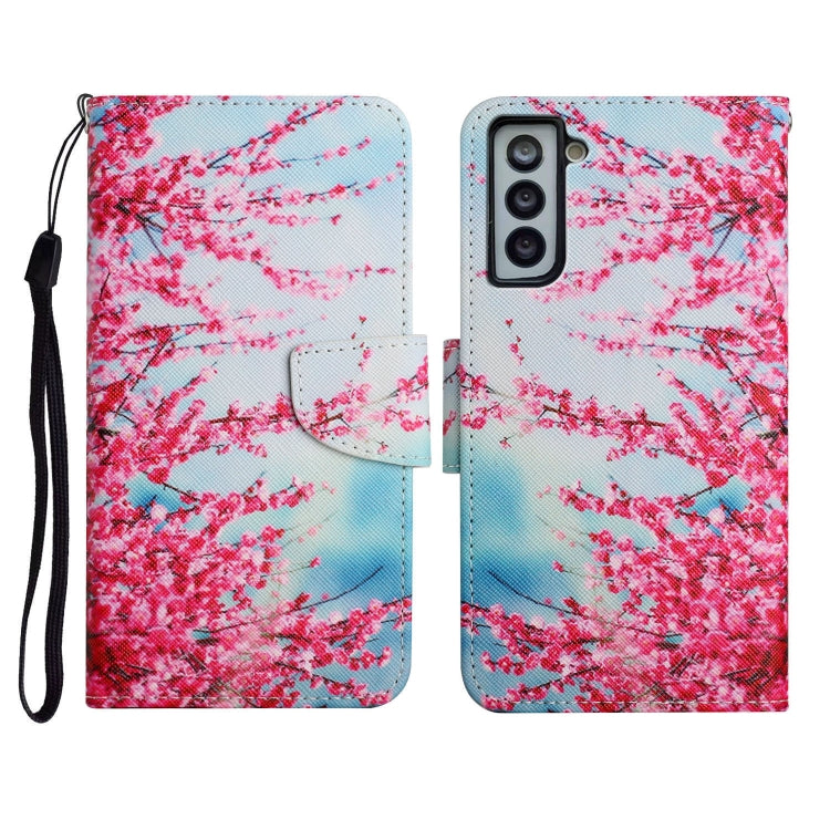 Painted Pattern Horizontal Flip Leather Case with Holder & Card Slot & Wallet, For Samsung Galaxy S21 FE 5G, For Samsung Galaxy S21+ 5G