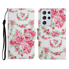 Load image into Gallery viewer, Painted Pattern Horizontal Flip Leather Case with Holder &amp; Card Slot &amp; Wallet, For Samsung Galaxy S21 Ultra 5G