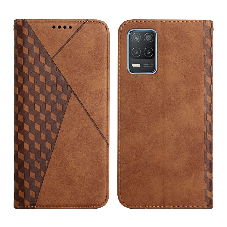 Diamond Pattern Splicing Skin Feel Magnetic Horizontal Flip Leather Case with Card Slots & Holder & Wallet, For OPPO A16s / A16 / A54s / A53s 5G / A55 5G, For OPPO Realme V13 5G / Realme 8 5G, For Xiaomi Redmi 10                                        ...