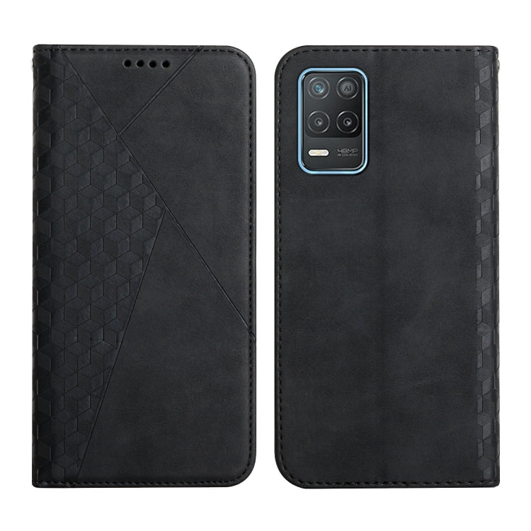 Diamond Pattern Splicing Skin Feel Magnetic Horizontal Flip Leather Case with Card Slots & Holder & Wallet, For OPPO A16s / A16 / A54s / A53s 5G / A55 5G, For OPPO Realme V13 5G / Realme 8 5G, For Xiaomi Redmi 10                                        ...