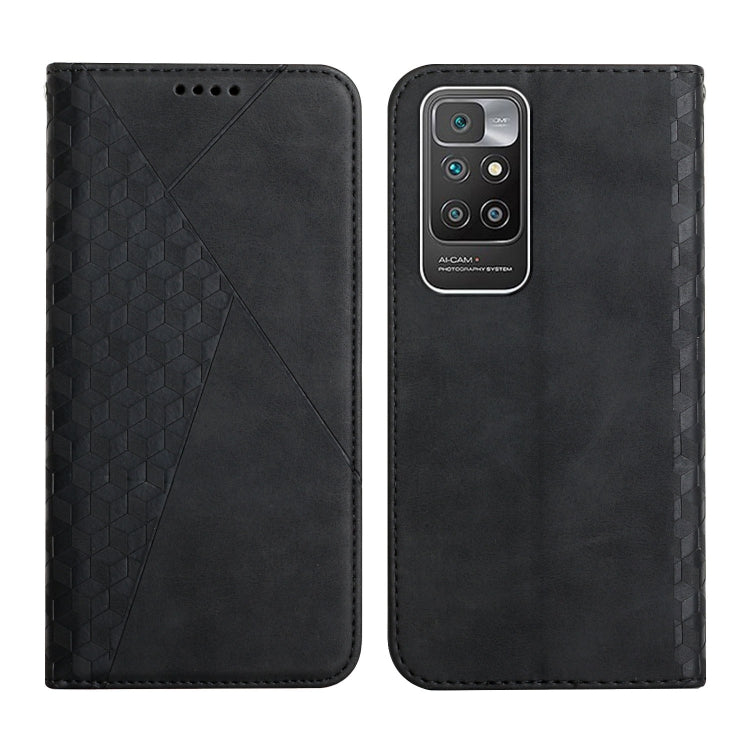Diamond Pattern Splicing Skin Feel Magnetic Horizontal Flip Leather Case with Card Slots & Holder & Wallet, For OPPO A16s / A16 / A54s / A53s 5G / A55 5G, For OPPO Realme V13 5G / Realme 8 5G, For Xiaomi Redmi 10                                        ...