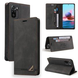 Skin Feel Anti-theft Brush Horizontal Flip Leather Case with Holder & Card Slots & Wallet, For Xiaomi Redmi Note 10, For Xiaomi Redmi Note 10 Pro, For Xiaomi Redmi 9, For Xiaomi Redmi 9A, For Xiaomi Redmi 9C, For Xiaomi Redmi 9T, For Xiaomi Redmi K20  ...