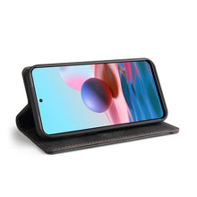 Load image into Gallery viewer, Skin Feel Anti-theft Brush Horizontal Flip Leather Case with Holder &amp; Card Slots &amp; Wallet, For Xiaomi Redmi Note 10, For Xiaomi Redmi Note 10 Pro, For Xiaomi Redmi 9, For Xiaomi Redmi 9A, For Xiaomi Redmi 9C, For Xiaomi Redmi 9T, For Xiaomi Redmi K20  ...