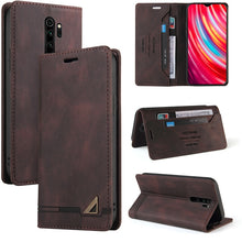Load image into Gallery viewer, Skin Feel Anti-theft Brush Horizontal Flip Leather Case with Holder &amp; Card Slots &amp; Wallet, For Xiaomi Redmi Note 10, For Xiaomi Redmi Note 10 Pro, For Xiaomi Redmi 9, For Xiaomi Redmi 9A, For Xiaomi Redmi 9C, For Xiaomi Redmi 9T, For Xiaomi Redmi K20  ...