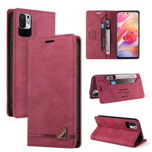 Load image into Gallery viewer, Skin Feel Anti-theft Brush Horizontal Flip Leather Case with Holder &amp; Card Slots &amp; Wallet, For Xiaomi Redmi Note 9 5G, For Xiaomi Redmi Note 9S, For Xiaomi Redmi Note 10 5G, For Xiaomi Redmi Note 10 Pro 5G, For Xiaomi Mi 11 Pro, For Xiaomi Mi 11 Ultra ...