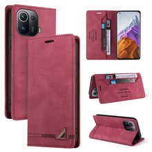 Load image into Gallery viewer, Skin Feel Anti-theft Brush Horizontal Flip Leather Case with Holder &amp; Card Slots &amp; Wallet, For Xiaomi Redmi Note 9 5G, For Xiaomi Redmi Note 9S, For Xiaomi Redmi Note 10 5G, For Xiaomi Redmi Note 10 Pro 5G, For Xiaomi Mi 11 Pro, For Xiaomi Mi 11 Ultra ...