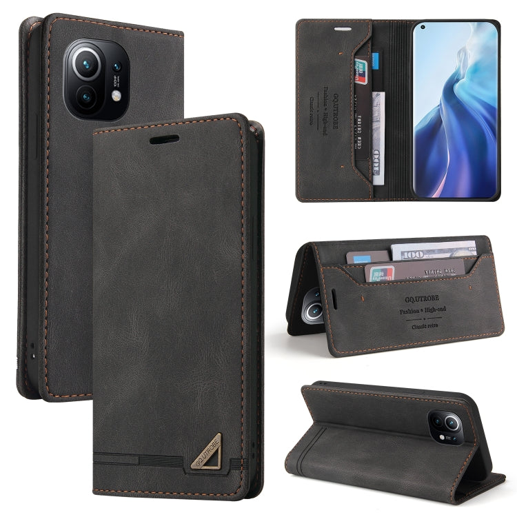 Skin Feel Anti-theft Brush Horizontal Flip Leather Case with Holder & Card Slots & Wallet, For Xiaomi Redmi Note 9 5G, For Xiaomi Redmi Note 9S, For Xiaomi Redmi Note 10 5G, For Xiaomi Redmi Note 10 Pro 5G, For Xiaomi Mi 11 Pro, For Xiaomi Mi 11 Ultra ...