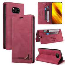 Load image into Gallery viewer, Skin Feel Anti-theft Brush Horizontal Flip Leather Case with Holder &amp; Card Slots &amp; Wallet, For Xiaomi Mi A3, For Xiaomi Mi CC9 / Mi 9 Lite, For Xiaomi Mi CC9 Pro, For Xiaomi Poco X3 NFC