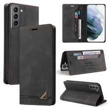 Load image into Gallery viewer, Skin Feel Anti-theft Brush Horizontal Flip Leather Case with Holder &amp; Card Slots &amp; Wallet, For Samsung Galaxy S21 5G, For Samsung Galaxy S21+ 5G, For Samsung Galaxy S21 Ultra 5G, For Samsung Galaxy S21 FE 5G, For Samsung Galaxy S20                     ...