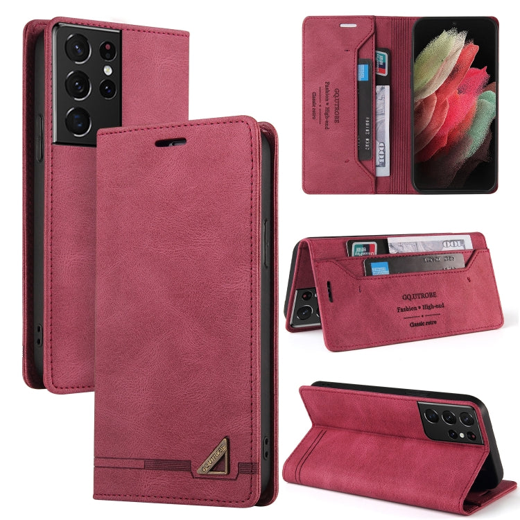 Skin Feel Anti-theft Brush Horizontal Flip Leather Case with Holder & Card Slots & Wallet, For Samsung Galaxy S21 5G, For Samsung Galaxy S21+ 5G, For Samsung Galaxy S21 Ultra 5G, For Samsung Galaxy S21 FE 5G, For Samsung Galaxy S20                     ...