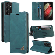 Load image into Gallery viewer, Skin Feel Anti-theft Brush Horizontal Flip Leather Case with Holder &amp; Card Slots &amp; Wallet, For Samsung Galaxy S21 5G, For Samsung Galaxy S21+ 5G, For Samsung Galaxy S21 Ultra 5G, For Samsung Galaxy S21 FE 5G, For Samsung Galaxy S20                     ...