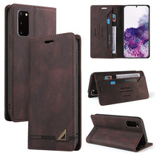 Load image into Gallery viewer, Skin Feel Anti-theft Brush Horizontal Flip Leather Case with Holder &amp; Card Slots &amp; Wallet, For Samsung Galaxy S21 5G, For Samsung Galaxy S21+ 5G, For Samsung Galaxy S21 Ultra 5G, For Samsung Galaxy S21 FE 5G, For Samsung Galaxy S20                     ...