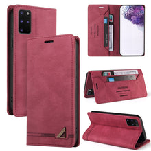 Load image into Gallery viewer, Skin Feel Anti-theft Brush Horizontal Flip Leather Case with Holder &amp; Card Slots &amp; Wallet, For Samsung Galaxy S21 5G, For Samsung Galaxy S21+ 5G, For Samsung Galaxy S21 Ultra 5G, For Samsung Galaxy S21 FE 5G, For Samsung Galaxy S20                     ...