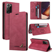 Load image into Gallery viewer, Skin Feel Anti-theft Brush Horizontal Flip Leather Case with Holder &amp; Card Slots &amp; Wallet, For Samsung Galaxy S21 5G, For Samsung Galaxy S21+ 5G, For Samsung Galaxy S21 Ultra 5G, For Samsung Galaxy S21 FE 5G, For Samsung Galaxy S20                     ...