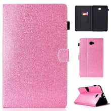 Load image into Gallery viewer, Varnish Glitter Powder Horizontal Flip Leather Case with Holder &amp; Card Slot, For Galaxy Tab A 7.0 (2016), For Galaxy Tab A 8.0, For Galaxy Tab A 8.0 (2019), For Galaxy Tab A 10.1 (2016), For Galaxy Tab A 10.1 (2019), For Galaxy Tab A 10.5              ...