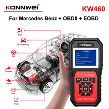 Load image into Gallery viewer, KONNWEI KW460 Car 2.8 inch 12V Lead-acid Battery Tester Fault Diagnosis Instrument, KW460
