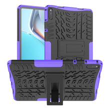 Load image into Gallery viewer, Tire Texture Shockproof TPU+PC Protective Case with Holder, For Xiaomi Redmi 10, For Huawei MatePad 11