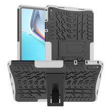 Load image into Gallery viewer, Tire Texture Shockproof TPU+PC Protective Case with Holder, For Xiaomi Redmi 10, For Huawei MatePad 11
