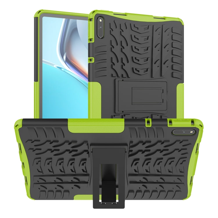 Tire Texture Shockproof TPU+PC Protective Case with Holder, For Xiaomi Redmi 10, For Huawei MatePad 11