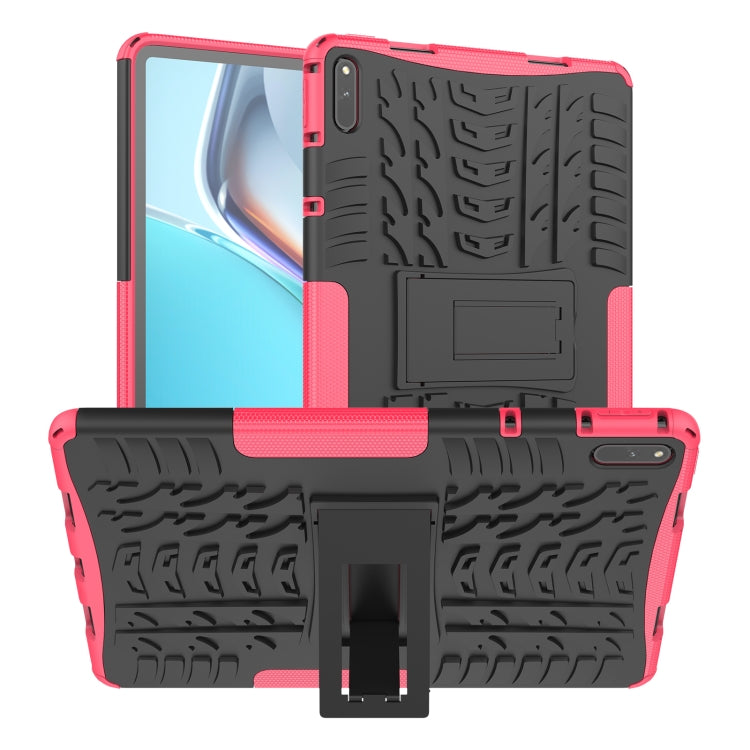 Tire Texture Shockproof TPU+PC Protective Case with Holder, For Xiaomi Redmi 10, For Huawei MatePad 11