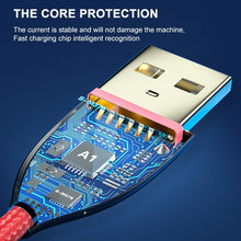Load image into Gallery viewer, ADC-001 3A USB to 8 Pin Weave Fast Charging Data Cable, 1m 8 Pin