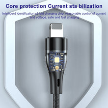 Load image into Gallery viewer, ADC-003 Type-C to 8 Pin PD Fast Charging Weave Data Cable, 1m