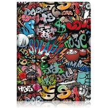 Load image into Gallery viewer, Painted Pattern Voltage Horizontal Flip PU Leather Case with Rotating Holder &amp; Pen Slot &amp; Sleep / Wake-up Function, For iPad mini 2024 / mini 6