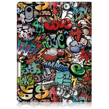 Load image into Gallery viewer, Painted Pattern Voltage Horizontal Flip PU Leather Case with Rotating Holder &amp; Pen Slot &amp; Sleep / Wake-up Function, For iPad mini 2024 / mini 6