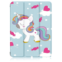 Load image into Gallery viewer, Painted Pattern TPU Horizontal Flip Leather Case with Three-folding Holder &amp; Pen Slot &amp; Sleep / Wake-up Function, For iPad mini 2024 / mini 6