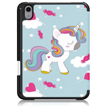 Load image into Gallery viewer, Painted Pattern TPU Horizontal Flip Leather Case with Three-folding Holder &amp; Pen Slot &amp; Sleep / Wake-up Function, For iPad mini 2024 / mini 6