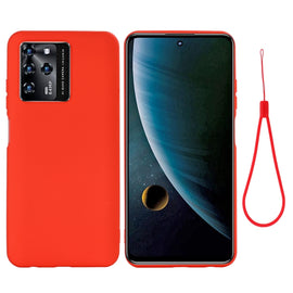 Solid Color Liquid Silicone Dropproof Full Coverage Protective Case, For ZTE Blade V30, For Xiaomi 11T 5G, For Xiaomi Redmi 10
