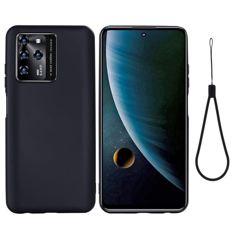 Solid Color Liquid Silicone Dropproof Full Coverage Protective Case, For ZTE Blade V30, For Xiaomi 11T 5G