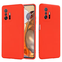 Load image into Gallery viewer, Solid Color Liquid Silicone Dropproof Full Coverage Protective Case, For Xiaomi 11T 5G, For ZTE Blade V30