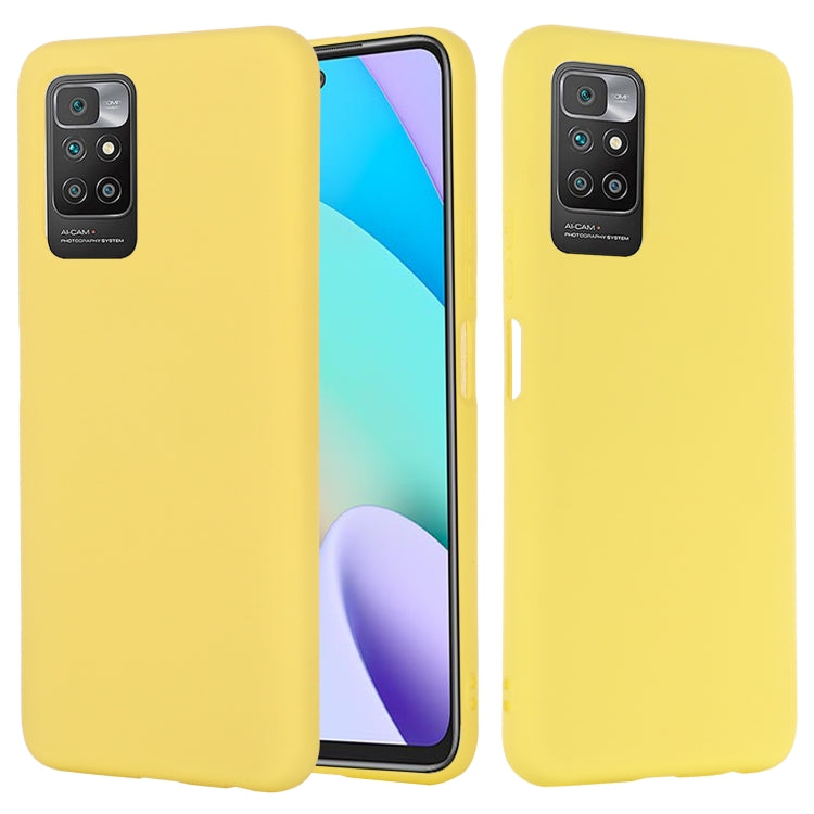 Solid Color Liquid Silicone Dropproof Full Coverage Protective Case, For ZTE Blade V30, For Xiaomi 11T 5G, For Xiaomi Redmi 10