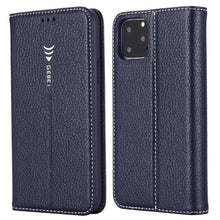 Load image into Gallery viewer, GEBEI PU+TPU Horizontal Flip Protective Case with Holder &amp; Card Slots, For iPhone 11 Pro, For iPhone 11, For iPhone 11 Pro Max, For iPhone XS / X, For iPhone XR, For iPhone XS Max