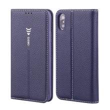 Load image into Gallery viewer, GEBEI PU+TPU Horizontal Flip Protective Case with Holder &amp; Card Slots, For iPhone 11 Pro, For iPhone 11, For iPhone 11 Pro Max, For iPhone XS / X, For iPhone XR, For iPhone XS Max
