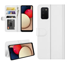 Load image into Gallery viewer, R64 Texture Single Horizontal Flip Protective Case with Holder &amp; Card Slots &amp; Wallet&amp; Photo Frame, For Samsung Galaxy A03s 166mm