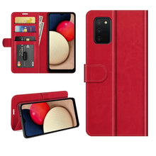 Load image into Gallery viewer, R64 Texture Single Horizontal Flip Protective Case with Holder &amp; Card Slots &amp; Wallet&amp; Photo Frame, For Samsung Galaxy A03s 166mm