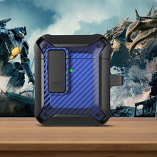 Load image into Gallery viewer, Wireless Earphones Shockproof Bumblebee Carbon Fiber Protective Case with Switch, For AirPods 1/2, For AirPods Pro