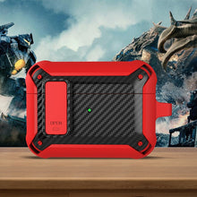 Load image into Gallery viewer, Wireless Earphones Shockproof Bumblebee Carbon Fiber Protective Case with Switch, For AirPods 1/2, For AirPods Pro