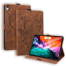 Load image into Gallery viewer, Love Butterfly Pattern Horizontal Flip Leather Case with Holder, For iPad mini 2024 / mini 6