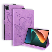Load image into Gallery viewer, Love Butterfly Pattern Horizontal Flip Leather Case with Holder &amp; Sleep / Wake-up Function, For Xiaomi Pad 5 / Pad 5 Pro