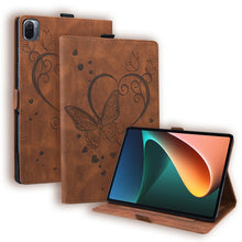 Load image into Gallery viewer, Love Butterfly Pattern Horizontal Flip Leather Case with Holder &amp; Sleep / Wake-up Function, For Xiaomi Pad 5 / Pad 5 Pro