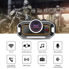 Load image into Gallery viewer, V9 Pro Motorcycle Helmet Bluetooth Walkie-talkie Support FM, Helmet Bluetooth Walkie-talkie